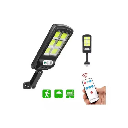 LÀMPARA SOLAR CON SENSOR + CONTROL REMOTO