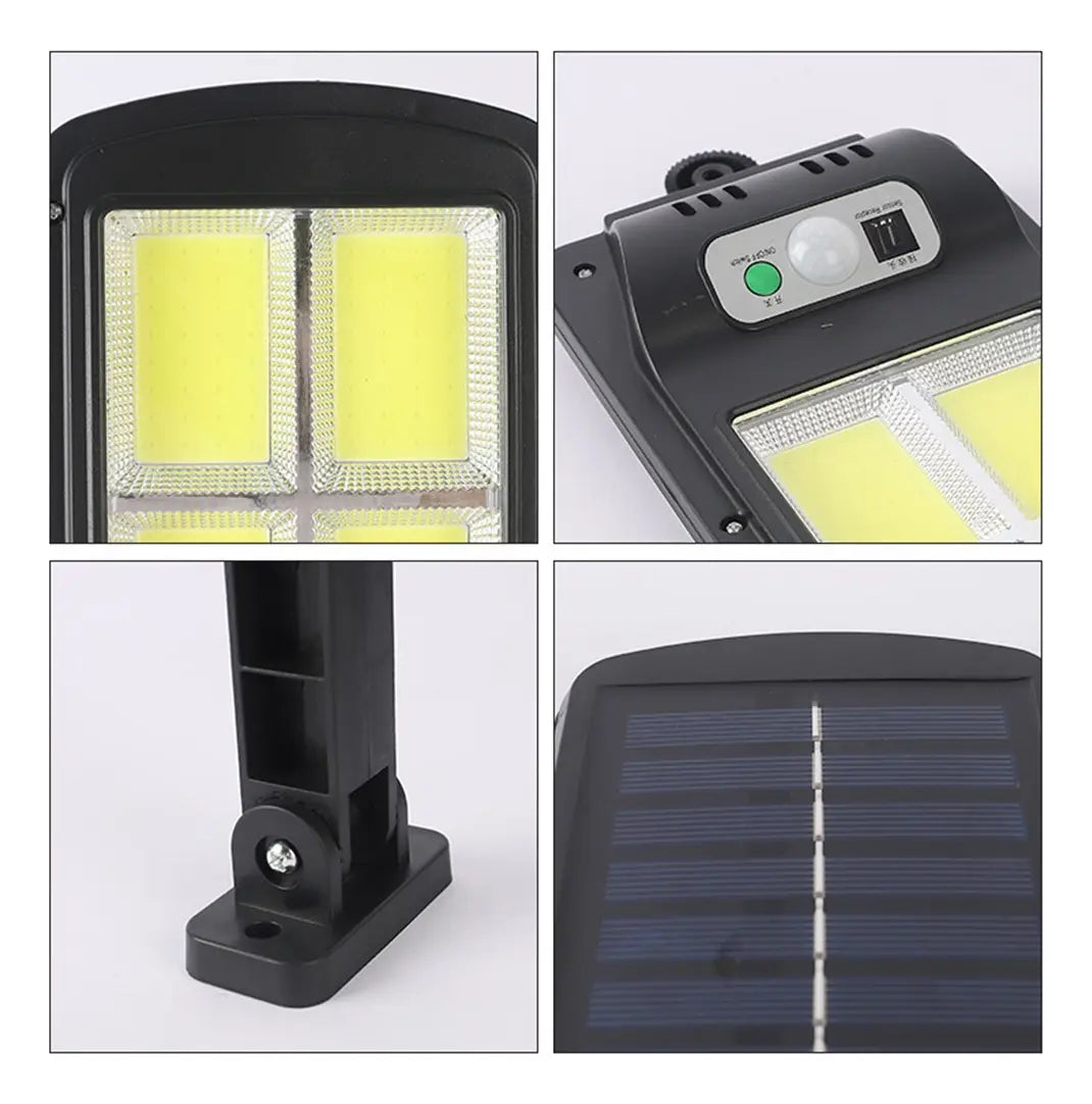 LÀMPARA SOLAR CON SENSOR + CONTROL REMOTO