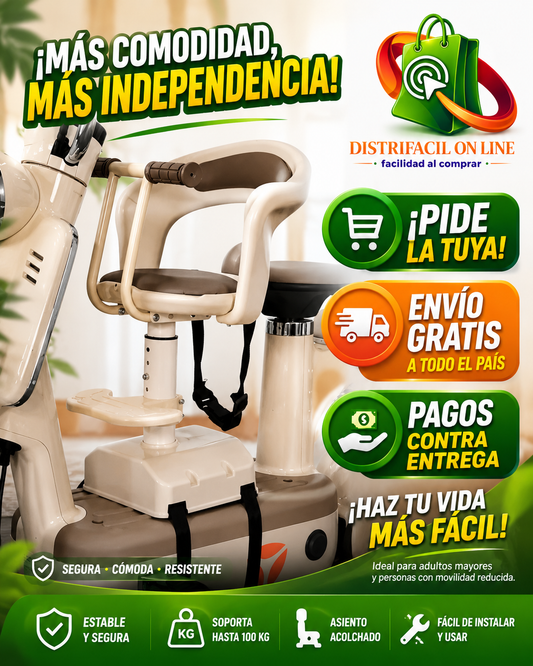 SILLA DE NIÑOS PARA SCOOTER O MOTO ELECTRICA